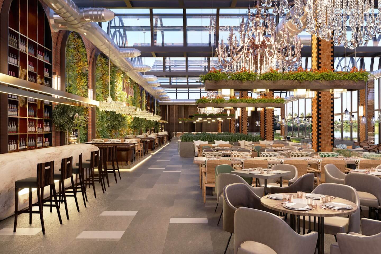 Flex Estate restaurant listing example