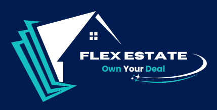 Logo Flex Estate Dark Background