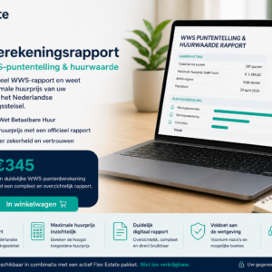 WWS-huurberekeningsrapport via Flex Estate