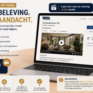 Woningvideo op Funda add-on via Flex Estate