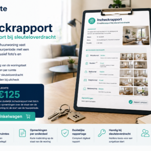Incheckrapport bij sleuteloverdracht Flex Estate