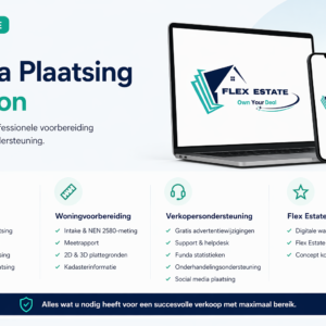 Funda plaatsing via Flex Estate