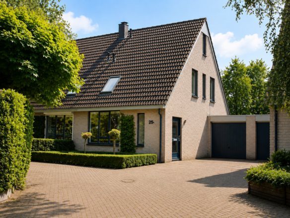 Beleggingswoning te koop in Breda met €2.000 huurinkomsten per maand en huurcontract tot september 2029. 123 m², 4 slaapkamers, garage en tuin.