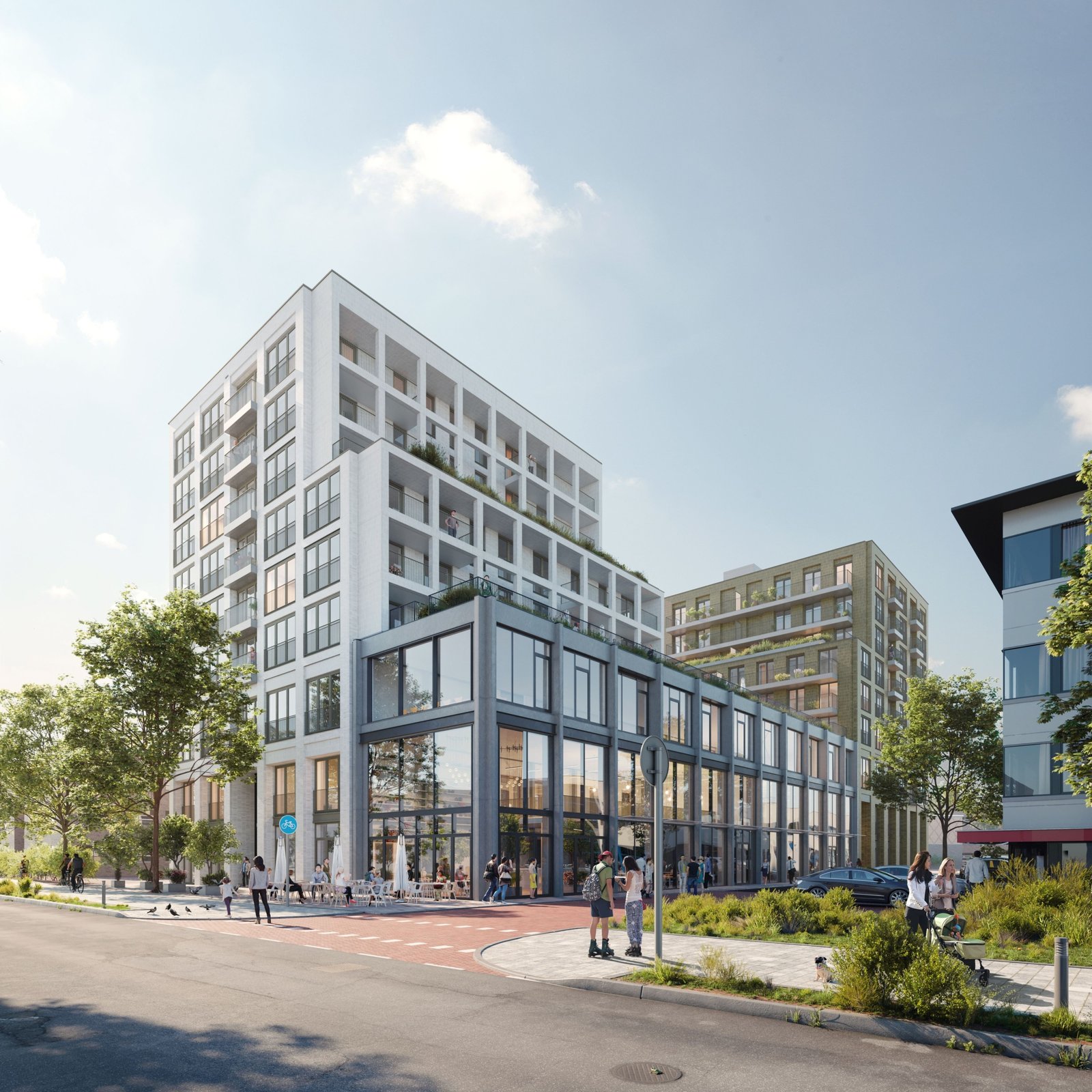 76018695-mark-gebouw Appartement in Amsterdam