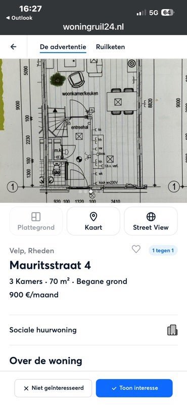 7d97b62edc324f3bcdefa72acbea504d Mauritsstraat, 6882CB Velp