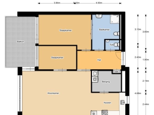 Appartement in Kampen