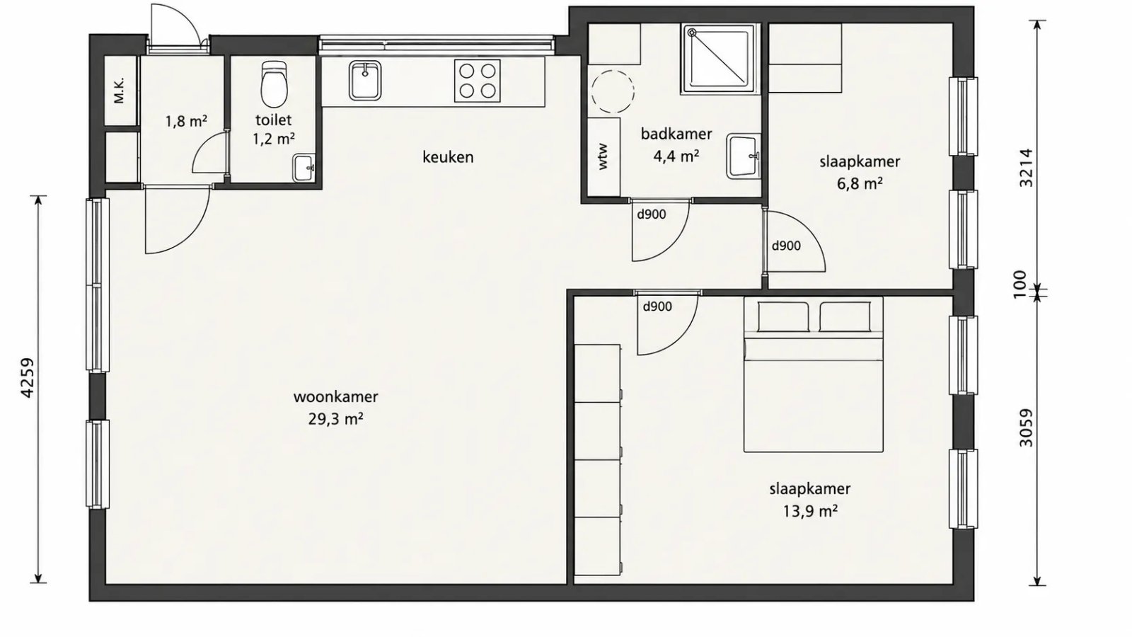 Woning aan de Berg te Nuenen